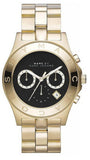 Buy Shop Marc Jacobs Blade Chronograph Black Dial Gold Steel Strap Watch for Women - MBM3309 USA Online