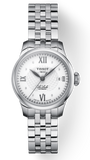Buy Shop Tissot Le Locle Automatic Lady Silver Dial Silver Steel Strap Watch For Women - T41.1.183.16 USA Online
