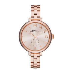 Buy Shop Marc Jacobs Sally Rose Gold Dial Rose Gold Steel Strap Watch for Women - MBM3364 USA Online
