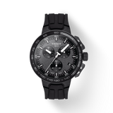 Buy Shop Tissot T Race Cycling Chronograph Black Dial Black Rubber Strap Watch For Men - T111.417.37.441.03 USA Online