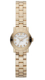 Buy Shop Marc Jacobs Amy Dinky White Dial Gold Steel Strap Watch for Women - MBM3226 USA Online