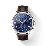 Buy Shop Tissot Chrono XL Classic Blue Dial Brown Leather Strap Watch For Men - T116.617.16.047.00 USA Online