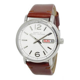 Buy Shop Marc Jacobs Fergus White Dial Brown Leather Strap Watch for Women - MBM8649 USA Online