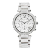 Buy Shop Michael Kors Parker Silver Dial Silver Steel Strap Watch for Women - MK5353 USA Online