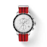 Buy Shop Tissot Quickster Chronograph NBA Chicago Bulls White Dial Red NATO Strap Watch For Men - T095.417.17.037.04 USA Online
