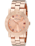 Buy Shop Marc Jacobs Amy Dexter Rose Gold Dial Rose Gold Steel Strap Watch for Women - MBM3216 USA Online