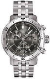 Buy Shop Tissot PRS 200 Grey Dial Chronograph Grey Dial Silver Steel Strap Watch For Men - T067.417.11.051.00 USA Online