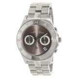 Marc Jacobs Blade Brown Dial Silver Stainless Steel Strap Watch - MBM8636