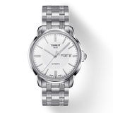 Buy Shop Tissot Automatics III Day Date White Dial Silver Steel Strap Watch For Men - T065.430.11.031.00 USA Online