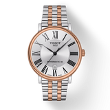 Buy Shop Tissot Carson Premium Powermatic 80 Silver Dial Two Tone Steel Strap Watch For Men - T122.407.22.033.00 USA Online