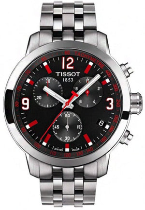 Buy Shop Tissot PRC 200 Asian Games Special Edition Black Dial Silver Steel Strap Watch For Men - T055.417.11.057.01 USA Online