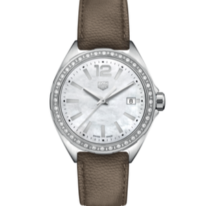 Buy Shop Tag Heuer Formula 1 Quartz Mother of Pearl Dial Brown Leather Strap Watch for Women - WBJ131A.FC8255 USA Online