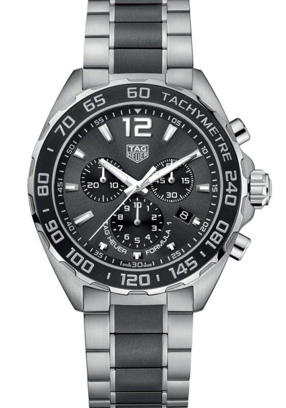 Buy Shop Tag Heuer Formula 1 Anthracite Dial Two Tone Steel Strap Watch For Men - CAZ1011.BA0843 USA Online