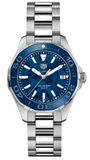 Buy Shop Tag Heuer Aquaracer Blue Dial Silver Steel Strap Watch for Women - WAY131S.BA0748 USA Online