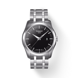 Buy Shop Tissot T Trend Couturier Chronograph Black Dial Silver Steel Strap Watch For Men - T035.410.11.051.00 USA Online