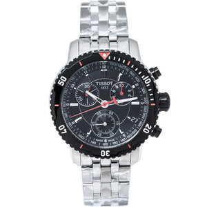 Buy Shop Tissot PRS 200 Chronograph Grey Dial Silver Steel Strap Watch For Men - T067.417.21.051.00 USA Online