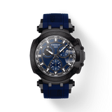 Buy Shop Tissot T Race Chronograph Blue Dial Blue Silicone Strap Watch For Men - T115.417.37.041.00 USA Online