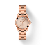 Buy Shop Tissot T Wave Cream Dial Rose Gold Steel Strap Watch For Women - T112.210.33.451.00 USA Online