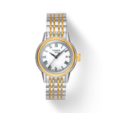 Buy Shop Tissot Carson Lady White Dial Two Tone Steel Strap Watch For Women - T085.210.22.013.00 USA Online