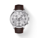 Buy Shop Tissot T Sport Chrono XL Classic Silver Dial Brown Leather Strap Watch For Men - T116.617.16.037.00 USA Online