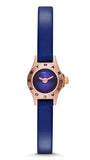 Buy Shop Marc Jacobs Blade Blue Dial Blue Leather Strap Watch for Women - MBM8641 USA Online
