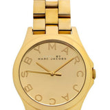Buy Shop Marc Jacobs Henry Gold Dial Gold Steel Strap Watch for Women - MBM3211 USA Online
