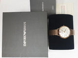 Buy Shop Emporio Armani Kappa Analog Mother of Pearl Dial Rose Gold Steel Strap Watch For Women - AR11006 USA Online
