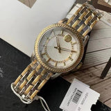 Buy Shop Versace V Eternal Quartz White Dial Two Tone Steel Strap Watch For Men - VEPO00620 USA Online