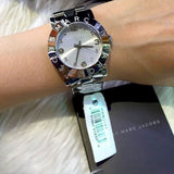 Buy Shop Marc Jacobs Amy Silver Dial Silver Steel Strap Watch for Women - MBM3181 USA Online