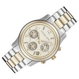 Buy Shop Michael Kors Runway Gold Dial Two Tone Steel Strap Watch for Women - MK5137 USA Online