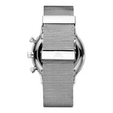 Buy Shop Emporio Armani Classic Chronograph Quartz Silver Dial Silver Mesh Bracelet Watch For Men - AR0390 USA Online