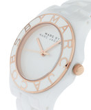 Buy Shop Marc Jacobs Blade White Dial White Ceramic Strap Watch for Women - MBM9502 USA Online