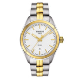 Buy Shop Tissot T Classic PR 100 White Dial Two Tone Steel Strap Watch for Men - T101.410.22.031.00 USA Online