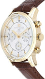Buy Shop Tommy Hilfiger Harrison White Dial Brown Leather Strap Watch for Men - 1790874 USA Online