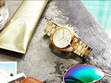 Buy Shop Michael Kors Bradshaw Gold Dial Gold Steel Strap Watch for Women - MK5722 USA Online