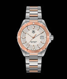 Buy Shop Tag Heuer Aquaracer Quartz White Dial Silver Strap Watch for Men - WAY1150.BD0911 USA Online