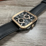 Buy Shop Fossil Multifunction Black Dial Black Leather Strap Watch for Men - BQ2654 USA Online