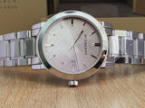 Buy Shop Burberry The City Silver Dial Silver Steel Strap Watch for Women - BU9035 USA Online