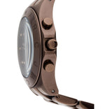 Buy Shop Marc Jacobs Blade Chronograph Brown Dial Brown Steel Strap Watch for Women - MBM3121 USA Online