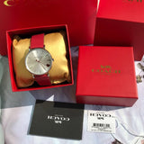 Buy Shop Coach Perry Silver Dial Red Leather Strap Watch for Women - 14503515 USA Online