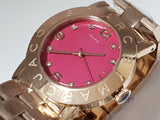 Buy Shop Marc Jacobs Amy Purple Dial Rose Gold Steel Strap Watch for Women - MBM8618 USA Online