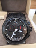 Buy Shop Burberry The Endurance Chronograph Black Dial Black Rubber Strap Watch For Men - BU9802 USA Online