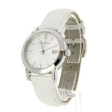 Buy Shop Burberry The City White Dial White Leather Strap Watch for Women - BU9128 USA Online
