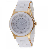 Buy Shop Marc Jacobs Pelly White Dial White Silicone Strap Watch for Women - MBM2526 USA Online