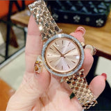 Buy Shop Michael Kors Darci Rose Gold Dial Rose Gold Stainless Steel Strap Watch for Women - MK3366 USA Online