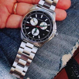 Buy Shop Gucci G-Timeless Chronograph Black Dial Silver Steel Strap Watch For Men - YA126267 USA Online