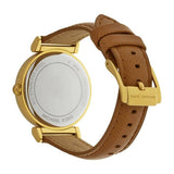 Buy Shop Michael Kors Catlin Champagne Dial Brown Leather Strap Watch for Women - MK2375 USA Online
