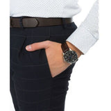 Buy Shop Tommy Hilfiger Aiden Quartz Black Dial Brown Leather Strap Watch for Men - 1791309 USA Online