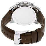 Buy Shop Fossil Grant Chronograph White Dial Brown Leather Strap Watch for Men - FS4735 USA Online