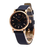 Buy Shop Marc Jacobs Baker Navy Blue Dial Blue Leather Strap Watch for Women - MBM1331 USA Online